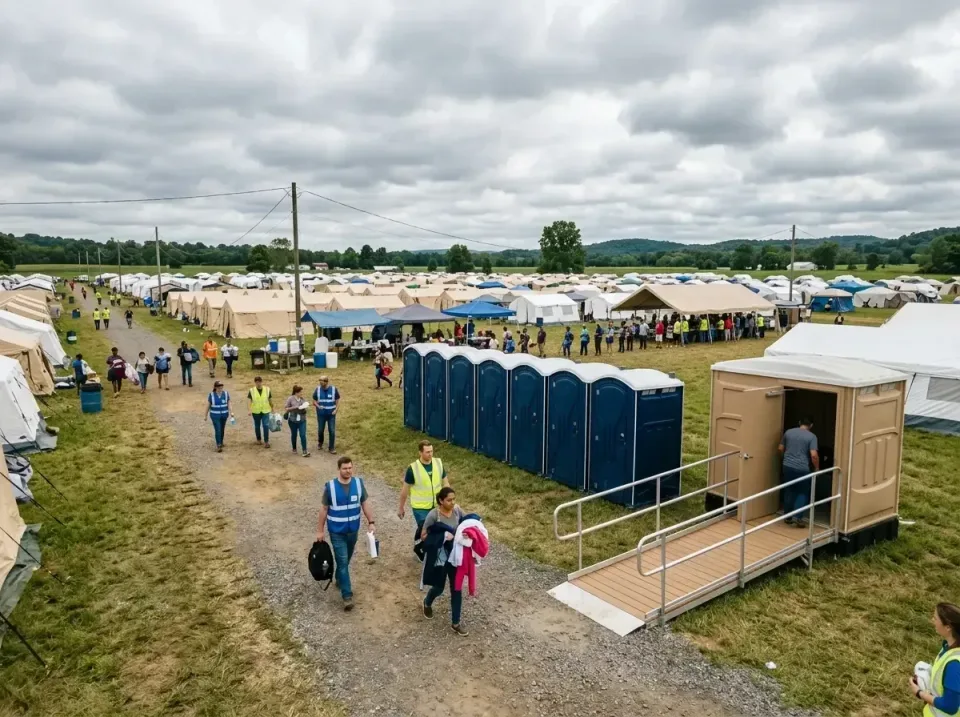 disaster-relief-camp-restrooms-010 — frequently asked questions, Dumpster & Portable Bathrooms Rental in Mineral Springs, NC